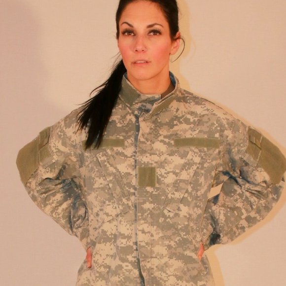 ARMY COMBAT UNIFORM ACU DIGITAL WINDPROOF AIRSOFT JACKET - Picture 1 of 7